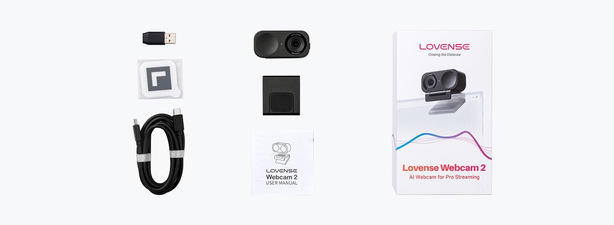 What is included with Lovense Webcam 2?
