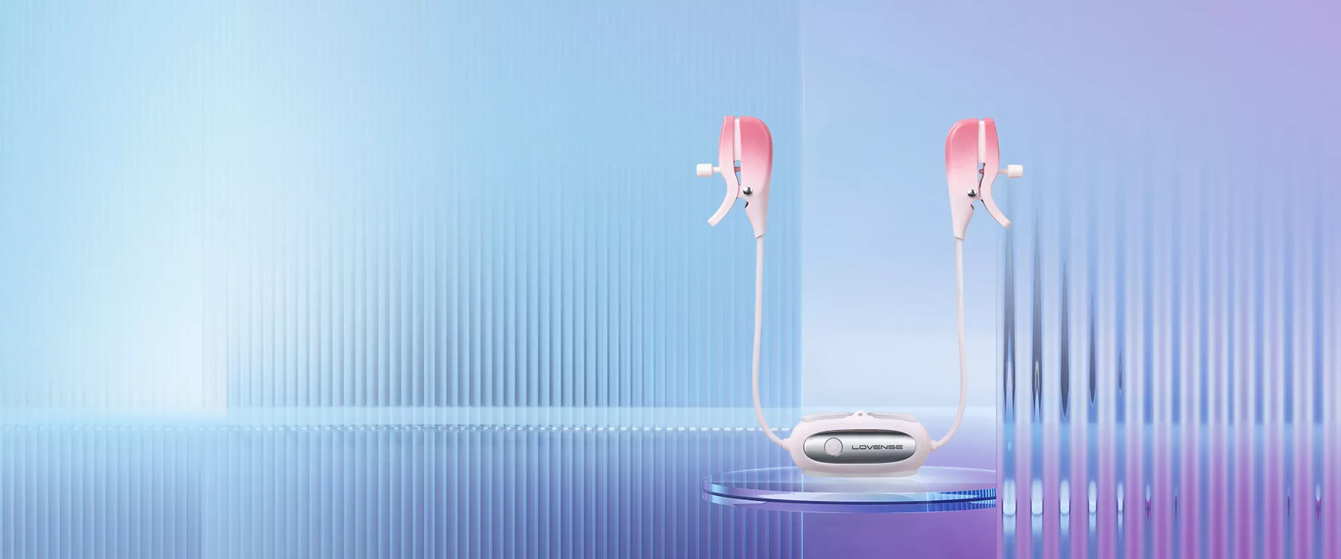 Lovense® Gemini: App-controlled vibrating nipple stimulators with clips!