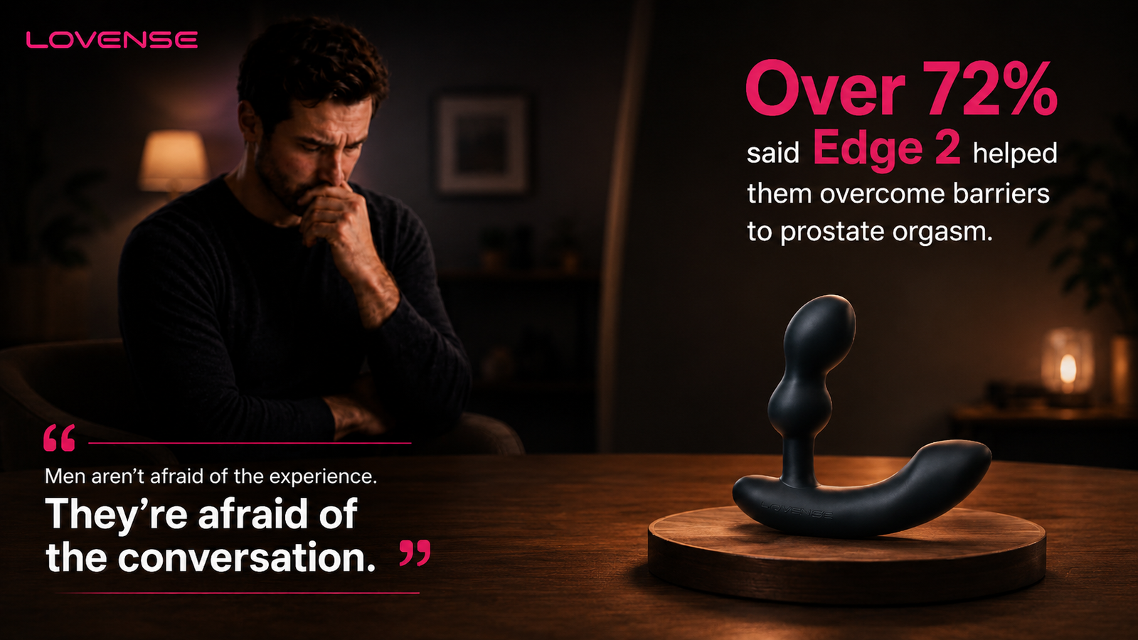 Lovense Survey Uncovers the Hidden Stigma Holding Men Back from Prostate Pleasure