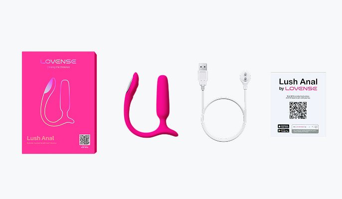 What is included with Lovense Lush Anal?